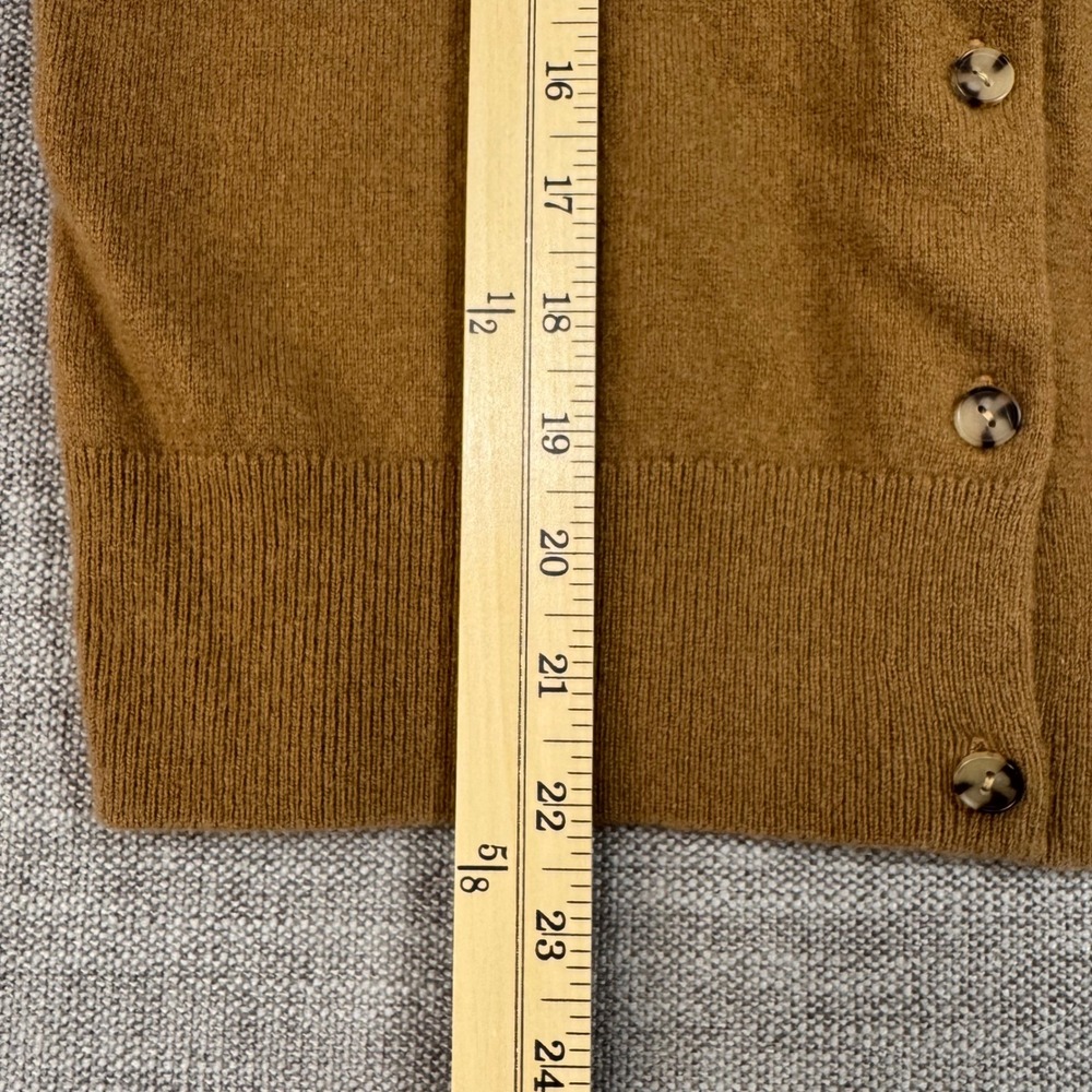 Vince Wool Cashmere Sweater Vest Womens XS Brown Button Front Minimalist - Picture 7 of 7